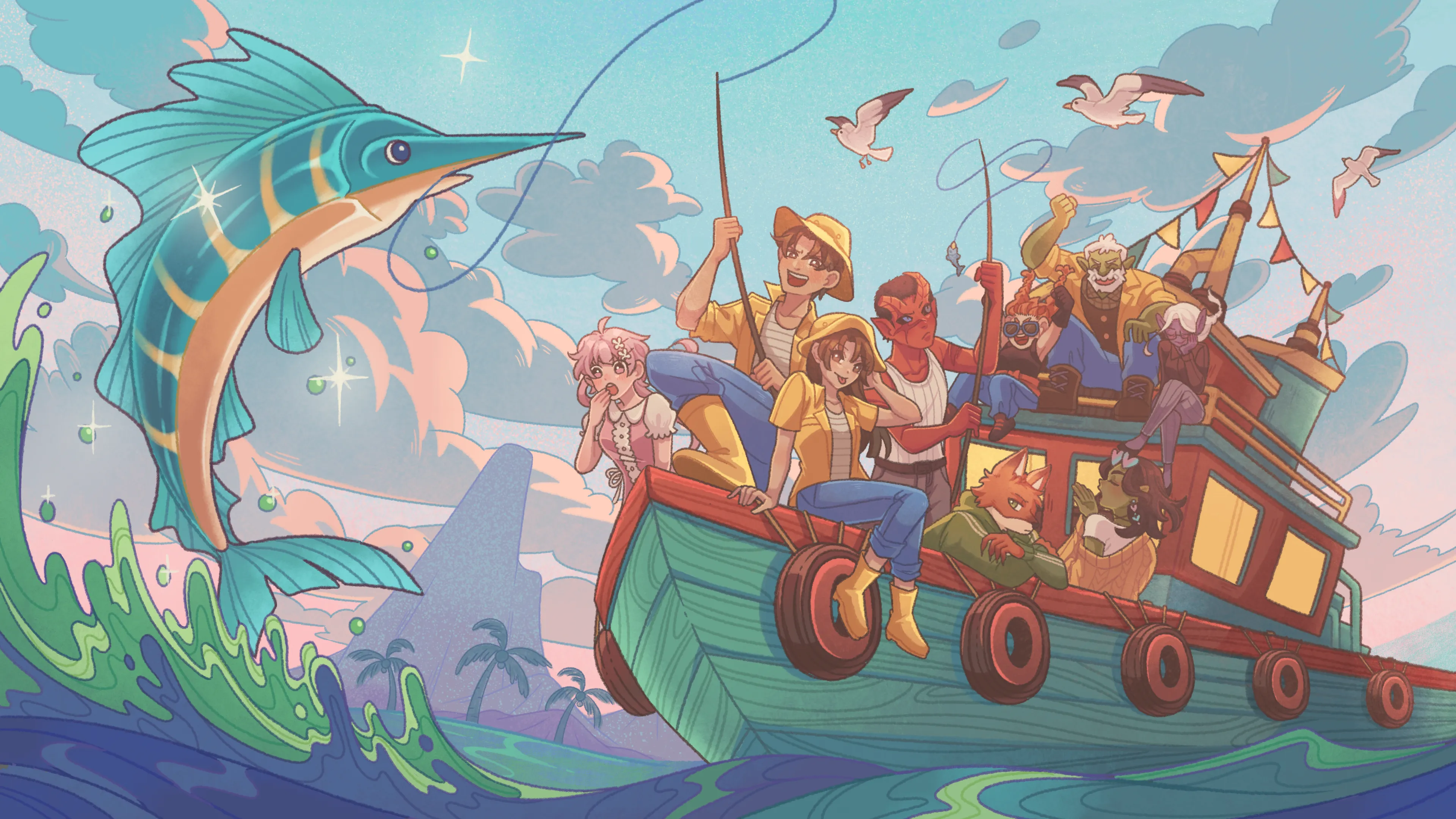seaside tale key art